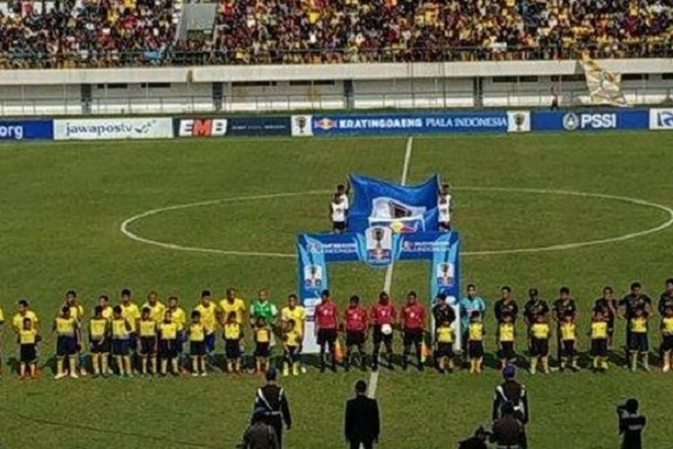 Barito Pra vs PSS Sleman Piala Indonesia di Stadion Demang Lehman Martapura pada Rabu (23/1/2019).

