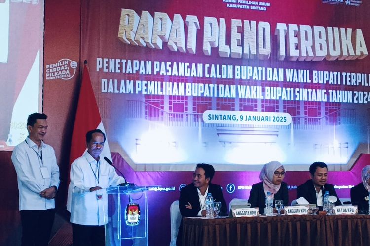 Ditetapkan Jadi Bupati Sintang Kalbar, Herkulanus Sampai Tampar Pipi Saking Tak Percayanya