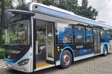 Transjakarta Targetkan 100 Bus Listrik Beroperasi di Jakarta 2021