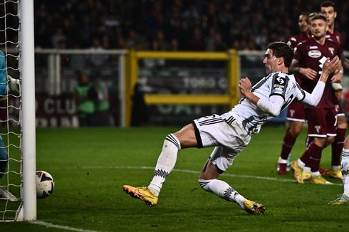 Hasil Torino Vs Juventus 0-1, Gol Vlahovic Antar Nyonya Menangi Derbi