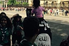 Meski Bawa Bendera ISIS di Depan Parlemen Inggris, Pria Ini Tak Ditahan