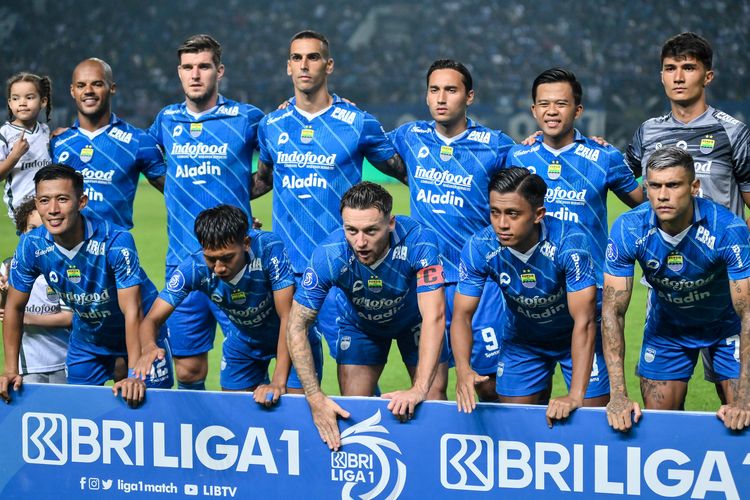 Starting Persib Bandung dalam laga pekan ke-22 Liga 1 2023-2024 melawan Persik Kediri, Minggu (10/12/2023) di Stadion Gelora Bandung Lautan Api (GBLA). 