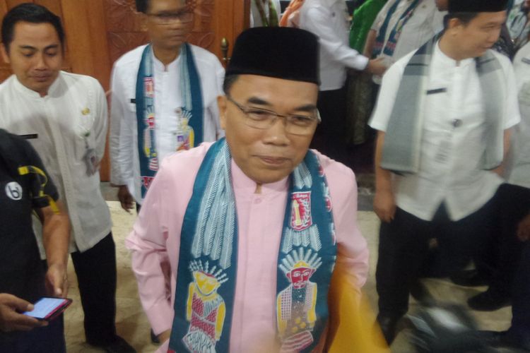 Wali Kota Jakarta Utara Husein Murad di Kantor Wali Kota Jakarta Utara, Kamis (12/7/2017)