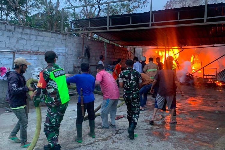 Elpiji 3 Kg Meledak, Rumah dan Bengkel di Bener Meriah Hangus Terbakar
