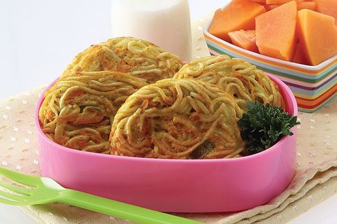 Resep Dadar Mi Telur Bumbu Kari, Bekal Sekolah dan Kantor yang Praktis