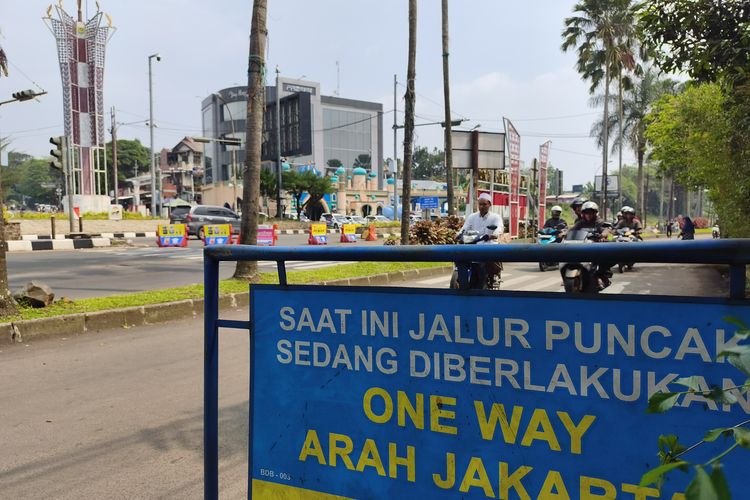 Update Jalur Puncak Siang Ini Diberlakukan One Way Arah Jakarta
