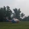  Helikopter Kapolda Jatim Mendarat Darurat karena Cuaca Buruk, Atap Rumah Warga Rusak