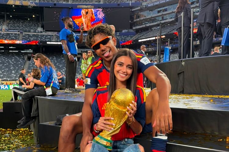 Kekasih Lamine Yamal Unggah Pesan Manis usai Spanyol Juara Piala Dunia 2026, Ini Isinya