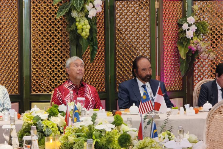 After Meeting Prabowo and Gibran, Malaysian Deputy PM Meets Surya Paloh