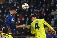 HT Villarreal Vs Man United: Tendangan Bebas Ronaldo Gagal, Setah Merah Tertahan