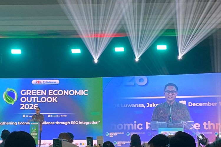 Kepala Divisi Peraturan dan Layanan Perusahaan Tercatat BEI, Teuku Fahmi Ariandar, menjelaskan soal investasi berkelanjutan, Kamis (11/12/2025). 