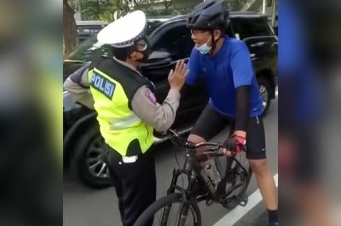 Larang Pesepeda ke Luar Jalur Sepeda, Polisi: Aktivitas Pengguna Kendaraan Bermotor Tinggi