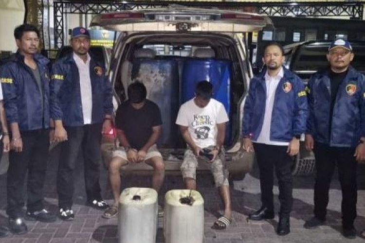 Polisi Amankan 600 Liter Bio Solar Subsidi di Banda Aceh, Dua Orang Penimbun BBM Ditangkap