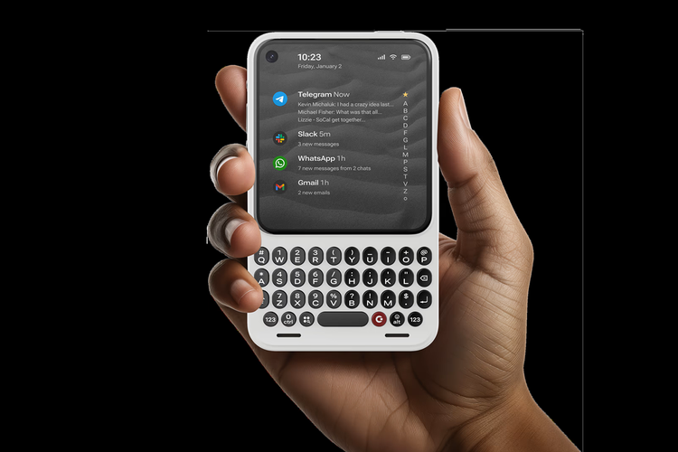 Clicks Communicator, HP Android yang desainnya mirip HP BlackBerry