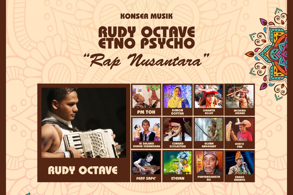 Bentara Budaya Jakarta kembali menggelar Musik Kamisan mengangkat tema Rap Nusantara pada Kamis, 14 Maret 2019, Pk. 19.30 WIB