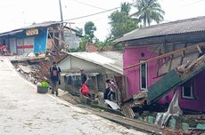 47 Rumah Hancur akibat Tanah Bergerak di Mekarsari Sukabumi, 57 KK Mengungsi