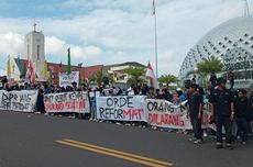 Pengunjuk Rasa di Pangkalpinang Turun ke Jalan, Kecam Politik Dinasti