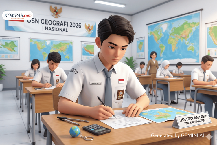 50 Soal OSN Geografi SMA 2026 Lengkap Kunci Jawaban, Sesuai Kisi-kisi Materi