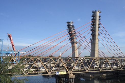 Kabar Terkini Proyek Jembatan Sei Alalak, “Cable Stayed Bridge” Lengkung Pertama di Indonesia