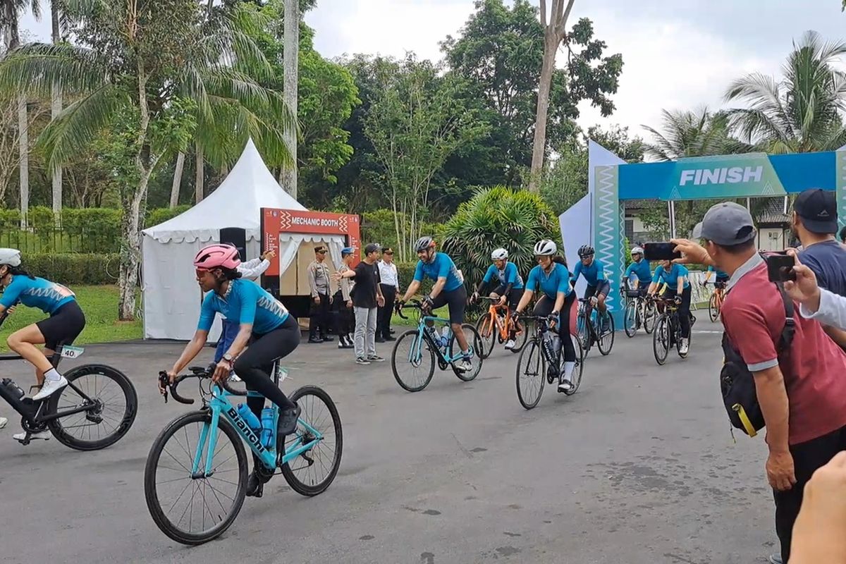 Event CultuRide Qatar-Indonesia di Yogykarta dan Candi Borobudur Magelang, Jawa Tengah, Rabu (7/6/2023)