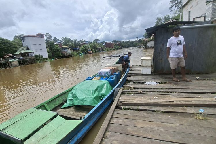 Cerita Warga Pelosok Kalteng Terdampak Kenaikan BBM, Operasional Taksi Air Membengkak