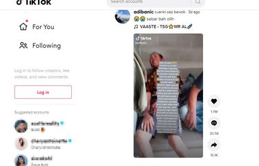 Tangkapan layar tukang becah Abah Olin menangis sejadinya saat kehilangan uang senilai Rp 2 juta, yang ada di saku celananya usai melaksanakan shalat di sebuah masjid.