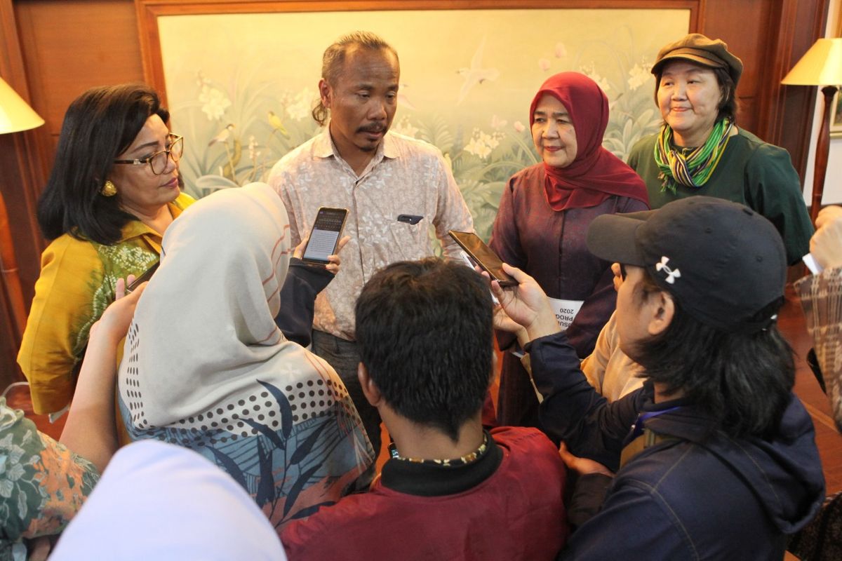 National Chairman IFC Ali Charisma saat diwawancarai media di Jakarta, Kamis (6/2/2020).
