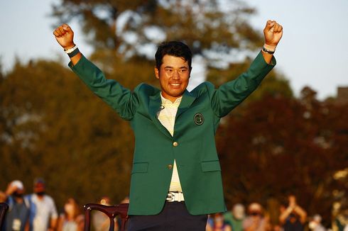 Pegolf Jepang Hideki Matsuyama Ukir Sejarah Masters Tournament, Tiger Woods Bereaksi