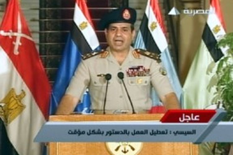 Pemimpin militer Mesir. - / EGYPTIAN TV / AFP