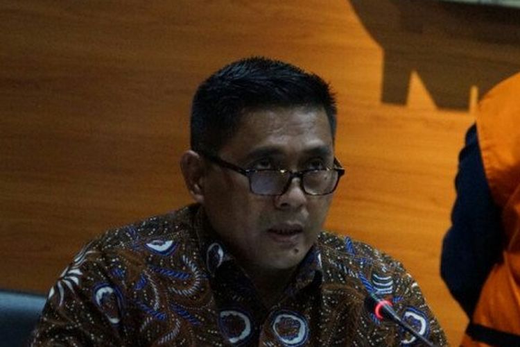 Deputi Penindakan KPK Karyoto saat jumpa pers di Gedung KPK, Jakarta, Jumat (23/10/2020) terkait penahanan Wali Kota Tasikmalaya Budi Budiman. 