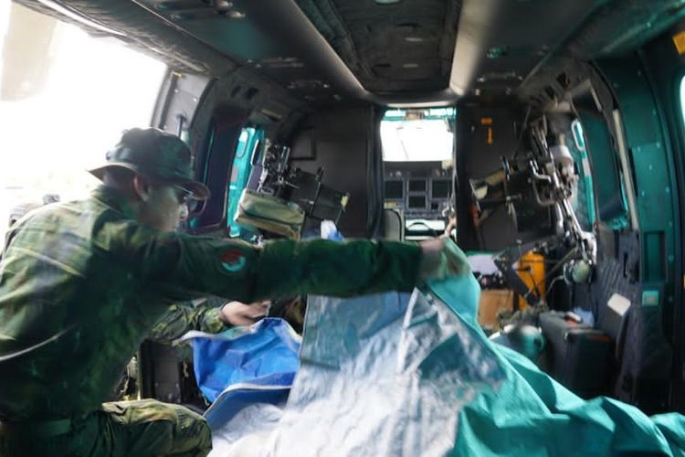 Kasus Pembakaran Pesawat AMA, Jenazah Pilot Dievakuasi ke Timika