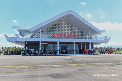 Bandara Panua Pohuwato Diresmikan, Terminalnya Terinspirasi 4 Rumah Adat Gorontalo