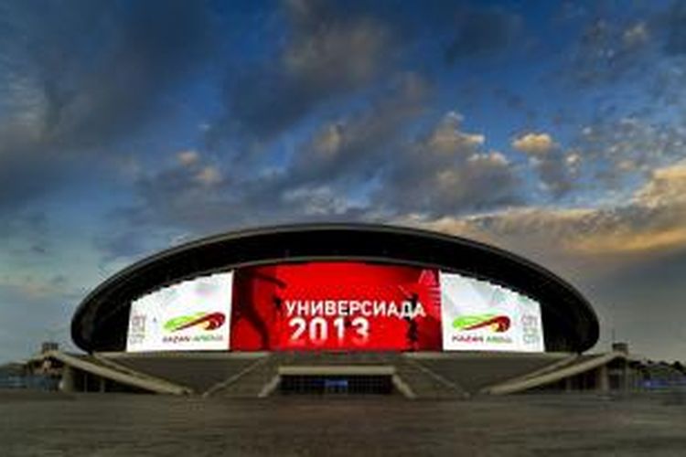 Markas Rubin Kazan, yakni Kazan Arena, yang juga merupakan salah satu stadion penyelenggara Piala Dunia 2018 di Rusia.