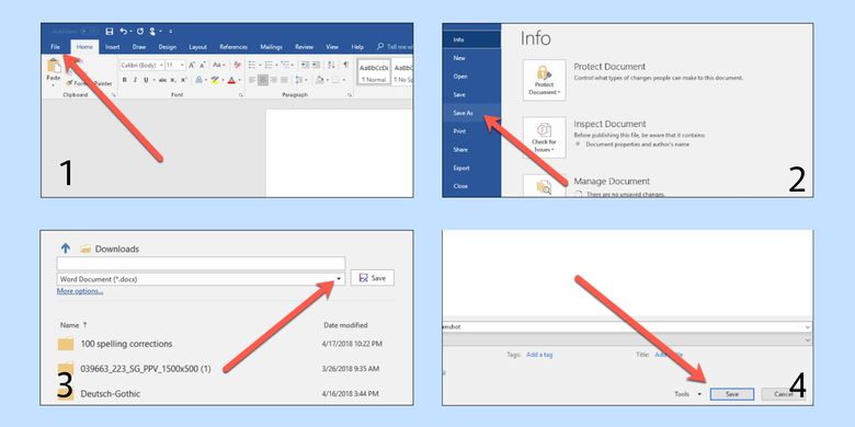 4 Cara Mengubah File Microsoft Word Ke Pdf Halaman All Kompas Com