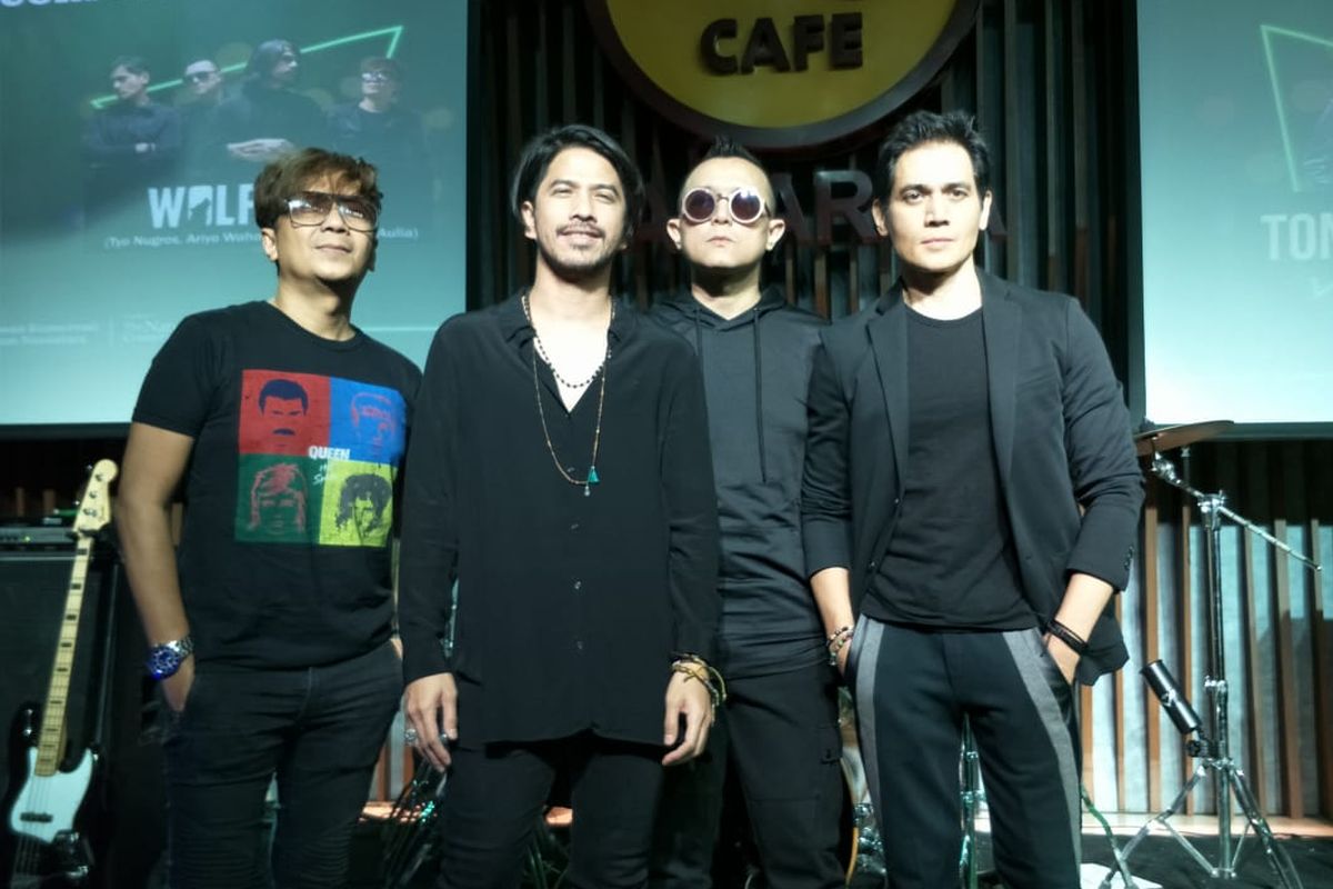 WOLFTANK saat ditemui di Hard Rock Cafe, SCBD, Jakarta Selatan, Senin (28/10/2019).