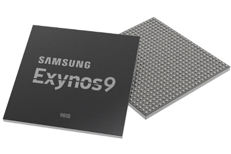 Ilustrasi prosesor Samsung Exynos 9810.