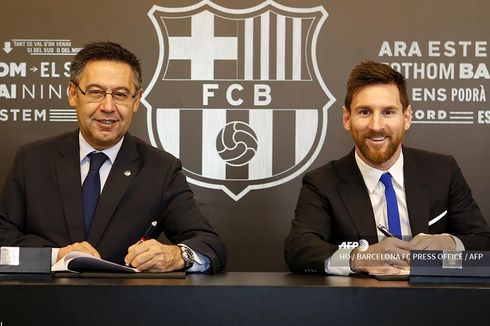 Kontrak Baru Lionel Messi Jadi Prioritas Presiden Barcelona