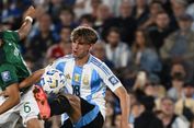 Hasil HT Argentina Vs Mauritania 2-0, Bintang Como Sumbang Gol Freekick Ala Messi