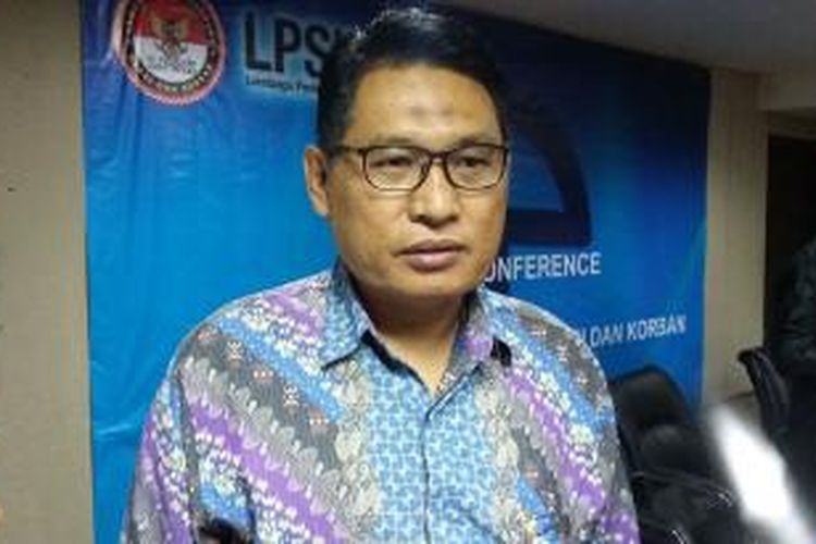 Ketua LPSK Abdul Haris Semendawai, saat ditemui di Hotel Sofyan, Jakarta Pusat, Kamis (30/7/2015).