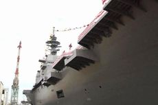 Jepang Terjunkan Kapal Induk Terbesarnya ke Laut China Selatan