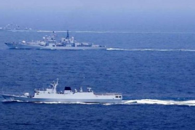 Kapal laut China berpatisipasi dalam latihan militer di Laut China Timur, China, 1 Agustus 2016 (Foto Ilustrasi).

