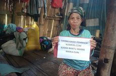 Senyum Haru Mama Maria Evin, Dulu Tinggal di Gubuk Reyot Kini Punya Rumah Baru berkat Berita Media Massa