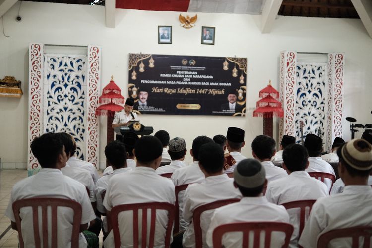 48 Narapidana Lapas Tabanan Bali Terima Remisi Khusus Idul Fitri 2026