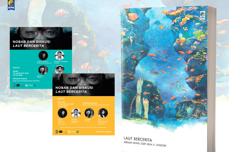 Sebanyak total 2.200 tiket pemutaran film pendek dan diskusi buku Laut Bercerita di Zoom habis dalam hitungan menit sejak diumumkan Penerbit KPG melalui media sosial Penerbit KPG dan Leila S. Chudori.