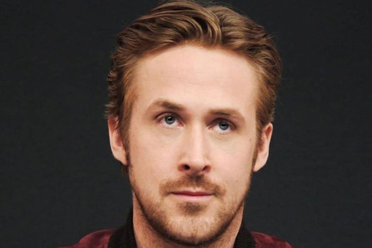 Ryan Gosling, gaya rambut pria yang cocok untuk wajah segitiga