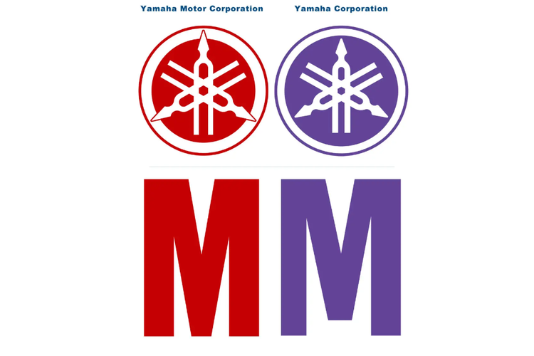 Perbedaan logo Yamaha musik dan Yamaha motor