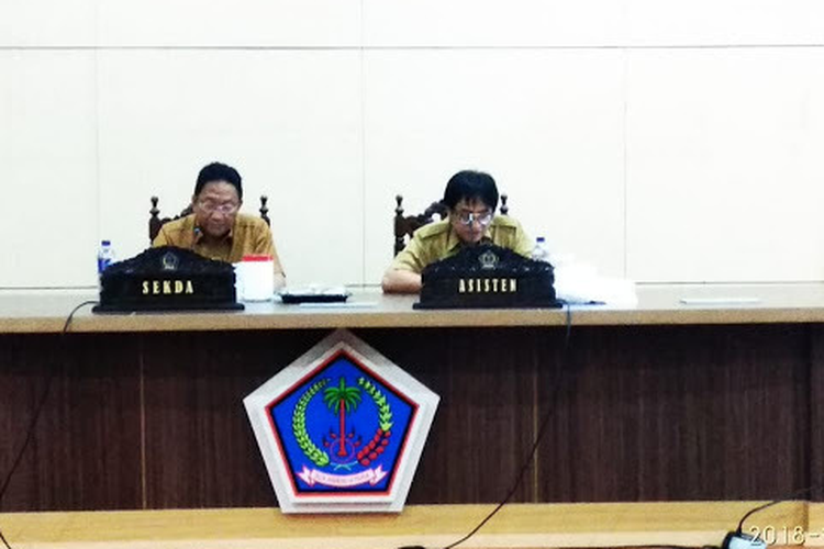 Pemerintah Provinsi Sulawesi Utara melaksanakan Sosialisasi tentang Pedoman Pengendalian Gratifikasi di lingkungan Pemerintah Provinsi Sulawesi Utara, tepatnya di Ruang C.J. Rantung, Senin (3/9/18) sore.