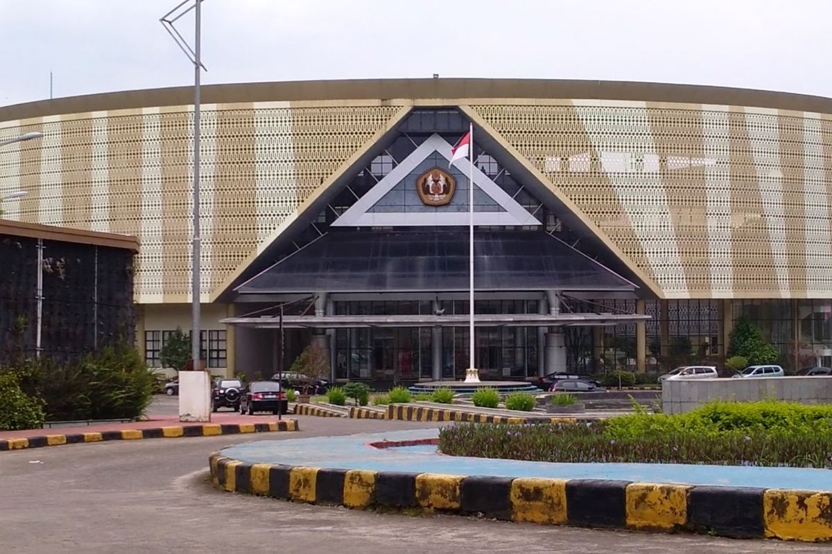 Gedung Rektorat Universitas Padjadjaran di Jatinangor, Sumedang.