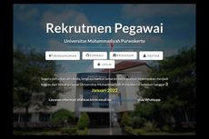 Universitas Muhammadiyah Purwokerto Buka Lowongan Kerja Dosen dan Staf