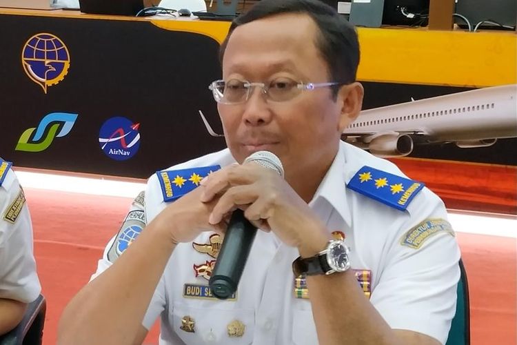 Direktur Direktorat Jenderal Perhubungan Darat (Ditjen Hubda) Kemenhub Budi Setiyadi di gedung Kemenhub, Selasa (4/6/2019).